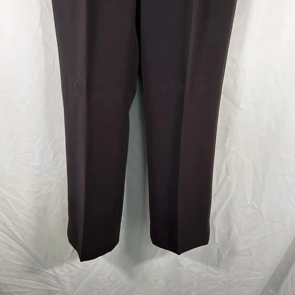 Tahari Dress Pants Women's 2P Petite Brown Button Zip Arthu S. Levine - Picture 3 of 9